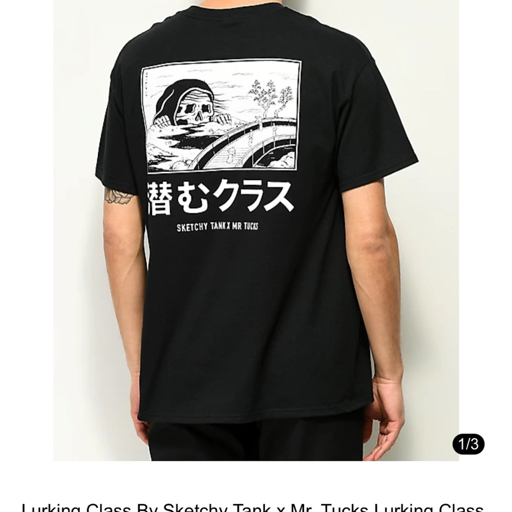Lurking Class By Sketchy Tank x Mr. Tucks Lurking Class Black T-Shirt